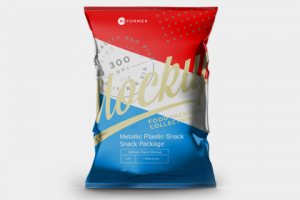 Мокап Пакет Снеки