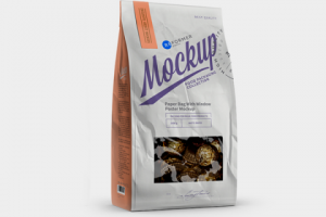 Мокап Пакет Снеки