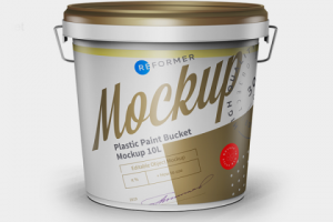 Мокап Жестяная Банка Чай