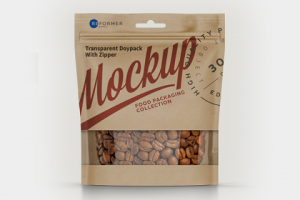 Мокап Пакет Кофе Чай