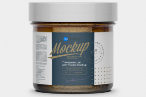 Мокап Баночка Кофе