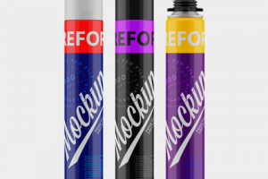 Мокап Балончики Строительная Химия