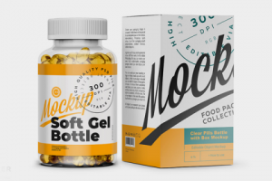 Мокап Банка Таблетки