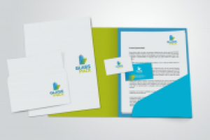 Фирменный стиль компании "Гласс Пак"