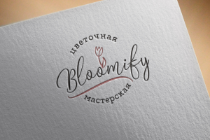 Логотип для цветочной мастерской