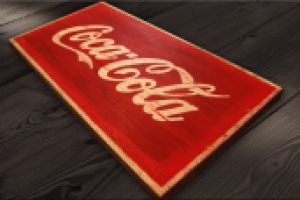 Интерьерная вывеска "Coca Cola"
