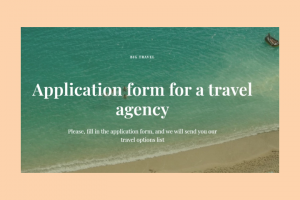 Опросник турагентства