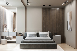 Дизайн-проект спальни для молодой пары