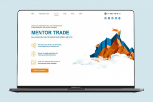 Landing page "Mentor Trade"