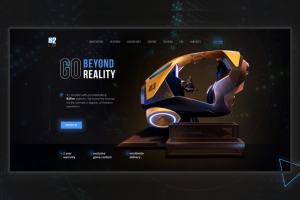 Landing Page для VR-симулятора B2fire