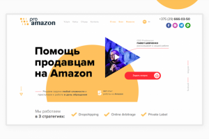 Многостраничный сайт для ProAmazon