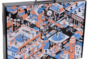 Арт на упаковку для сувенирных носков