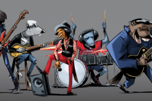 Персонажи рок группы AfBeavers