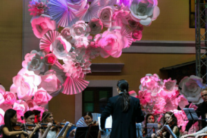 Оформление Бала цветов. ГМИИ им. А.С. Пушкина