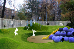 Благоустройство территории ГБОУ школы 1265 г.Москвы