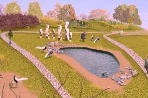 Природный парк близ реки Яуза в г.Москва