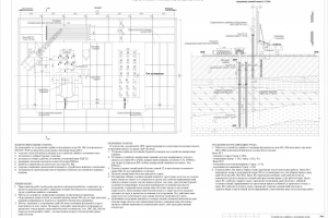 Устройство свайного основания опор путепровода