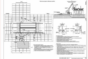 Монтаж конструкций кабельных желобов, тротуарных плит