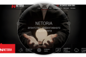 Редизайн сайта для агентства эффективных решений Нетория