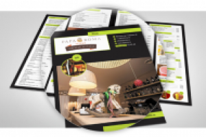 Меню для ресторана PapaRoma