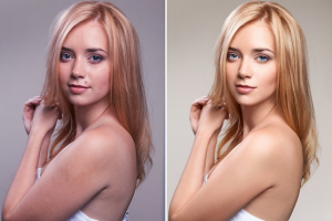 Художественная обработка женского портрета