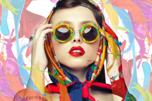 Художественная обработка женского портрета