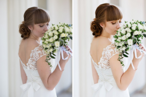 Обработка свадебного фото