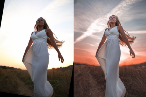 Обработка свадебного фото