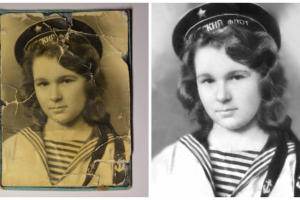 Реставрация старой фотографии