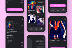 Mobile application for the sale of paintings