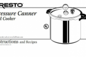 Скороварка PRESTO (инструкция по эксплуатации)