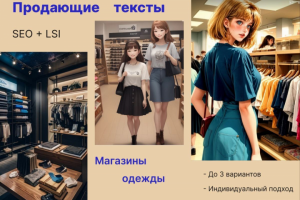 Продающие тексты. Магазины одежды.