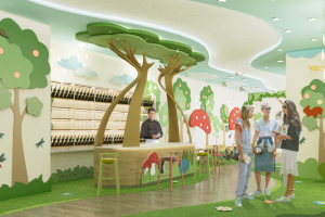 Проект детского кафе на 50 мест в городе Борисоглебске