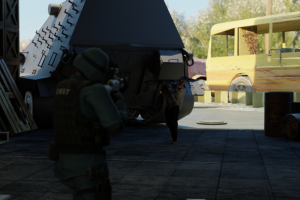 Zombie shot animation