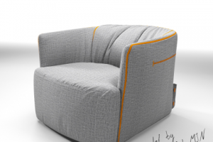 3д модель кресла