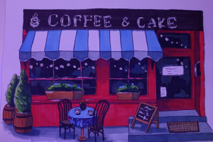 Макет для открыток