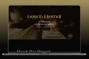 bosch eternal — дизайн сайта игры