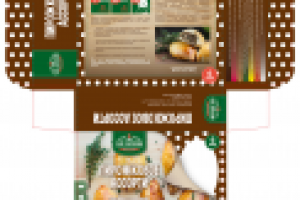 Развёртка коробки для замороженных пирожков