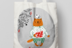 Принт на сумке