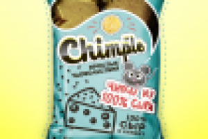 Дизайн упаковки чипсов из сыра "CHIMPLE" 2