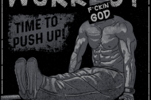 Атлет на брусьях