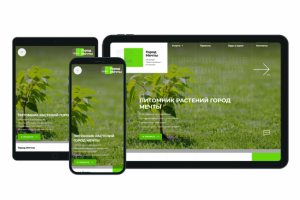 Корпоративный сайт в сфере благоустройства территорий