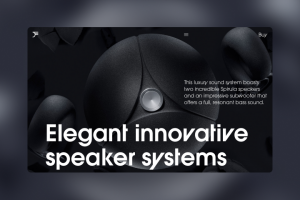 Лендинг для Ionic Sound System