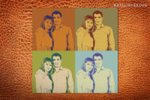 Картина в стиле "поп-арт"