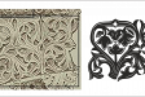 Обрисовка в вектор орнаментов