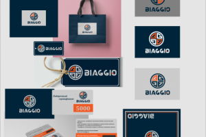 Логотип и фирменный стиль мультибренд. магазина мужских сумок