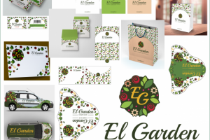 Фирменный стиль для сети цветочных мастерских