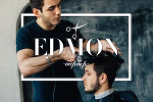 Логотип мастера мужских причесок