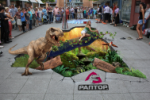 Визуализация 3D граффити под окрас