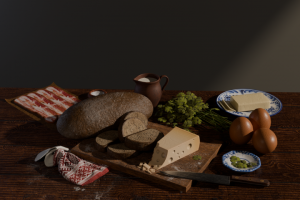 Деревенская еда (ассет)